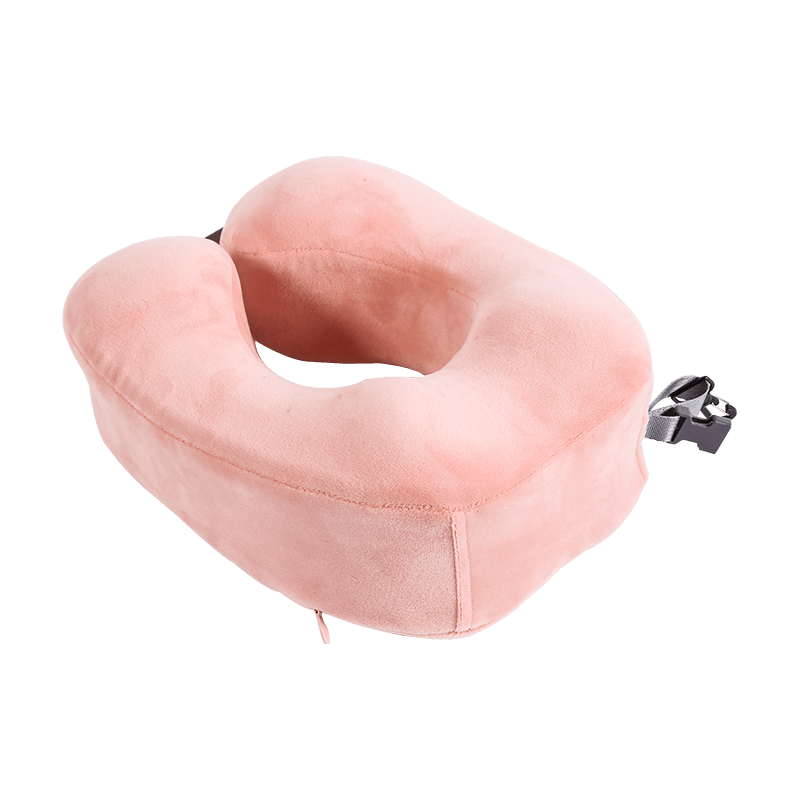 Snap small snail memory foam neck pillow