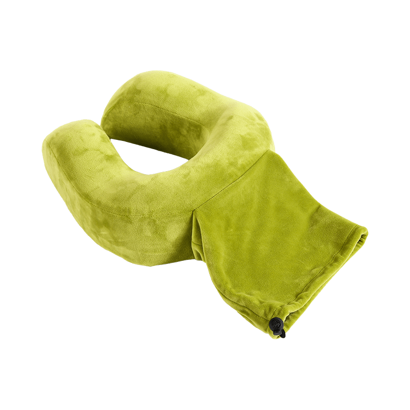 Memory foam storage neck pillow