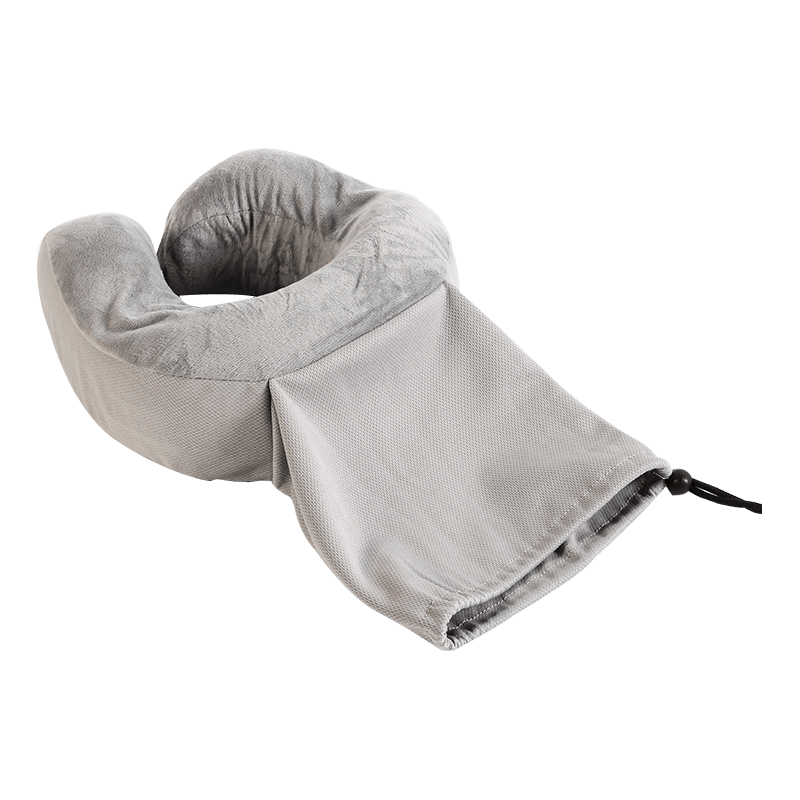 Memory foam storage neck pillow