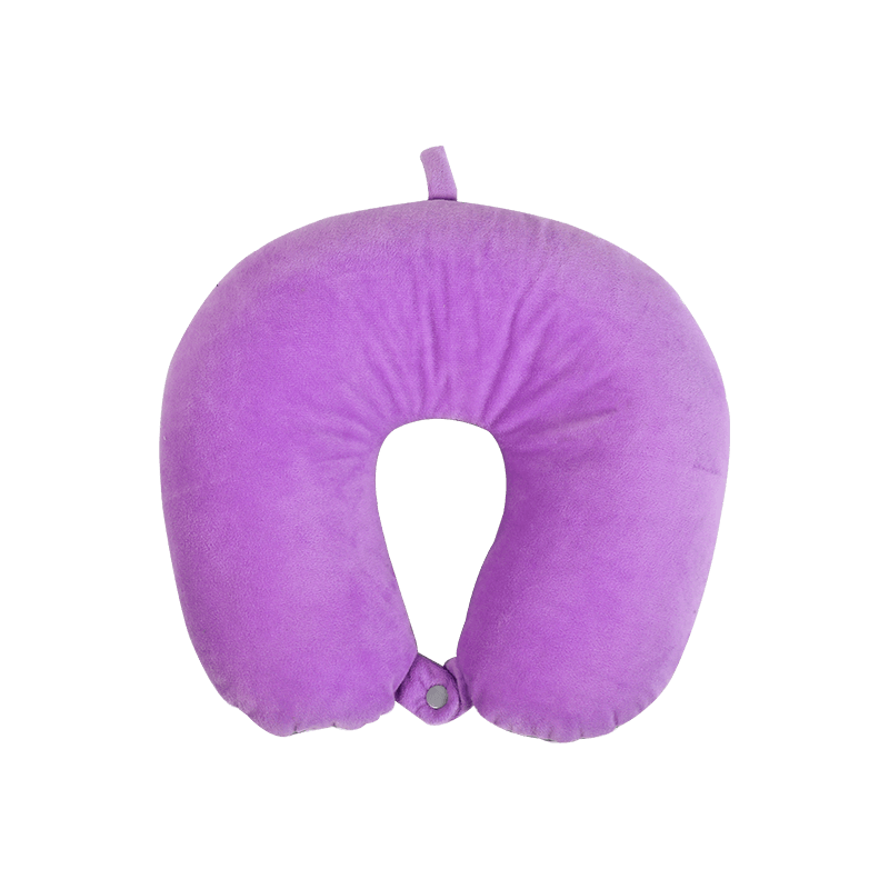 Green micro-bead U-shaped neck pillow